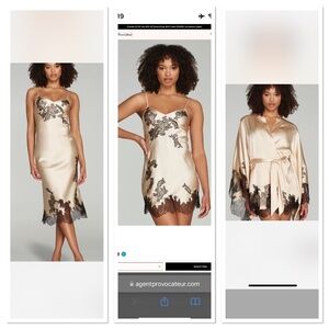 NOT SELLING ! Looking to buy ! Agent provocateur Christi ivory kimono and slips